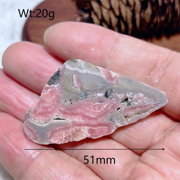 Pink Rhodochrosite Slice-ToShay.org