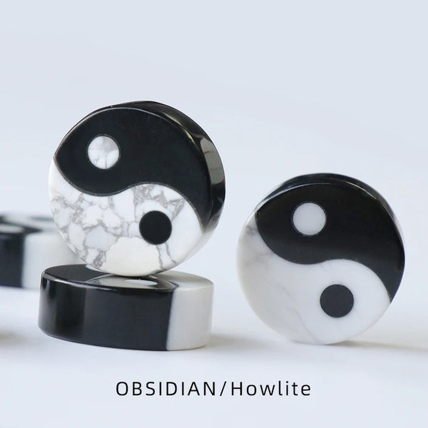 Black White Yin Yang Stones-ToShay.org