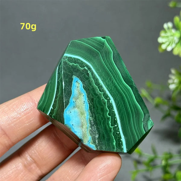 Green Peacock Rough Stone-ToShay.org
