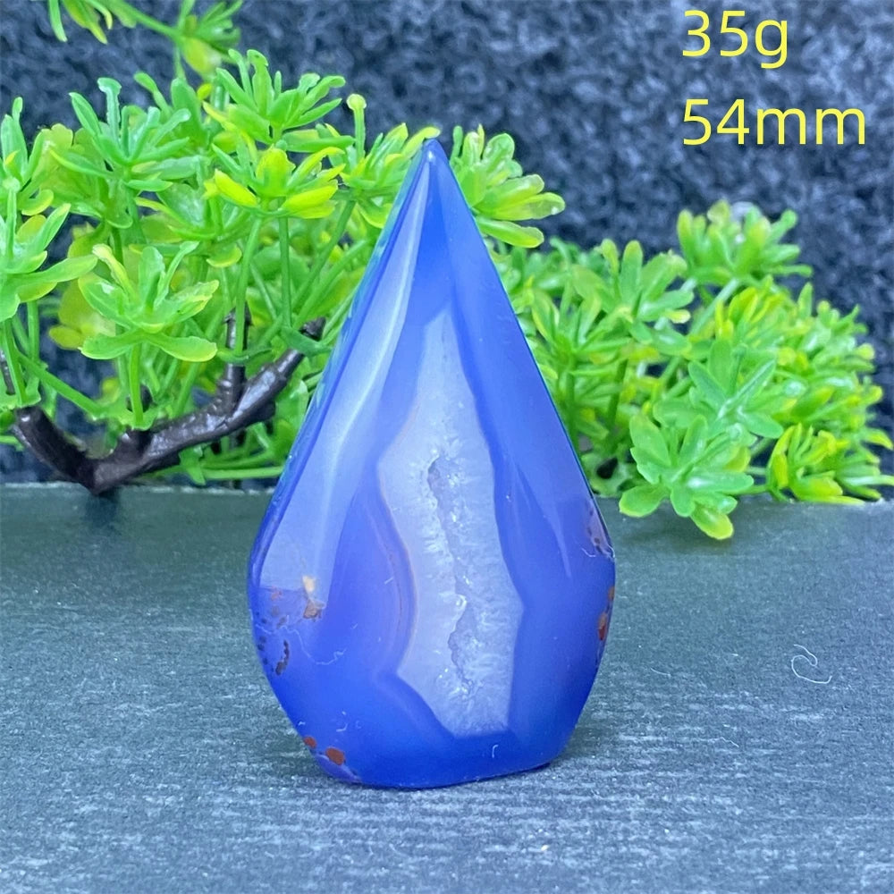 Blue Lace Agate Torch-ToShay.org