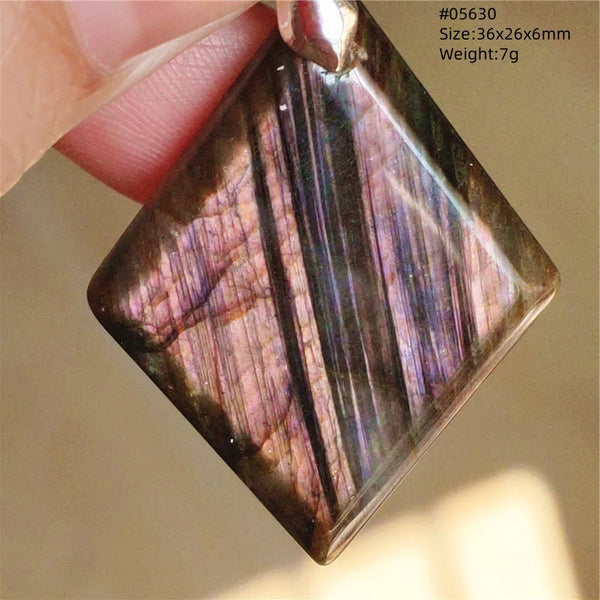 Blue Purple Labradorite Pendant-ToShay.org