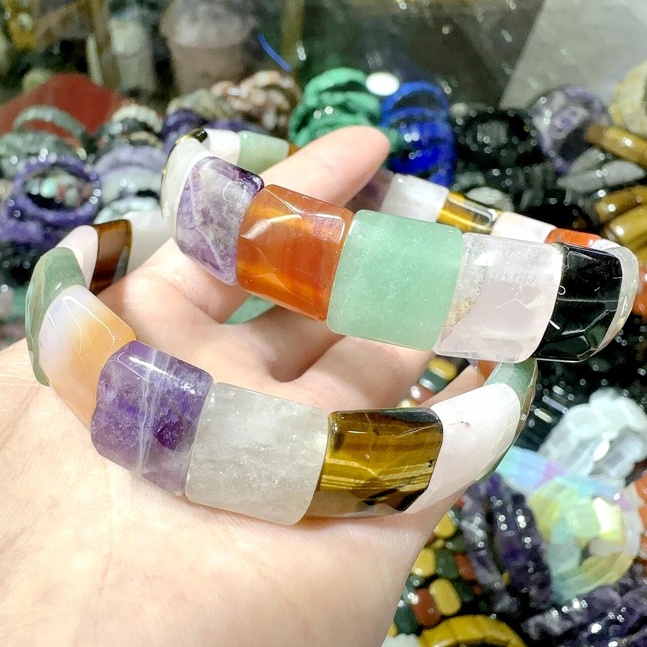 Mixed Crystal Bracelets-ToShay.org