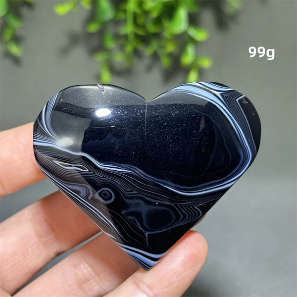 Black Agate Heart-ToShay.org