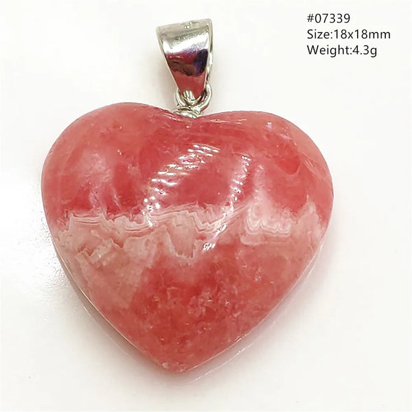 Red Rhodochrosite Pendant-ToShay.org