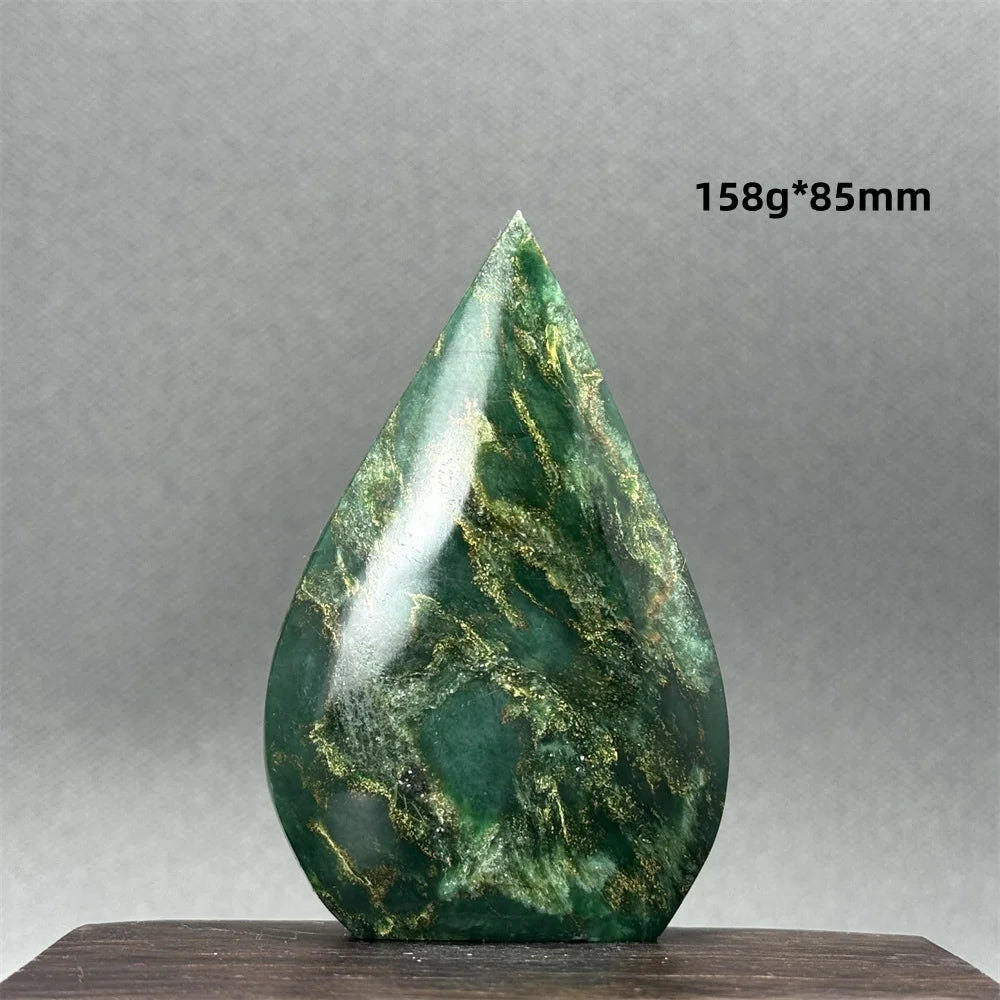 Green Emerald Jasper Torch-ToShay.org