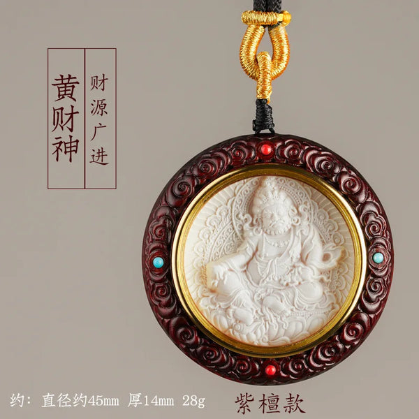 Sandalwood Buddha Pendant-ToShay.org