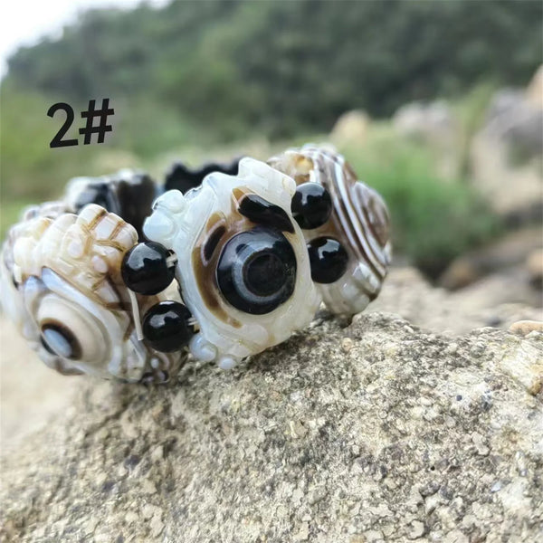 Tibetan Agate Eye Bracelet-ToShay.org
