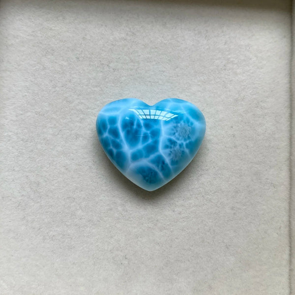 Blue Larimar Heart-ToShay.org