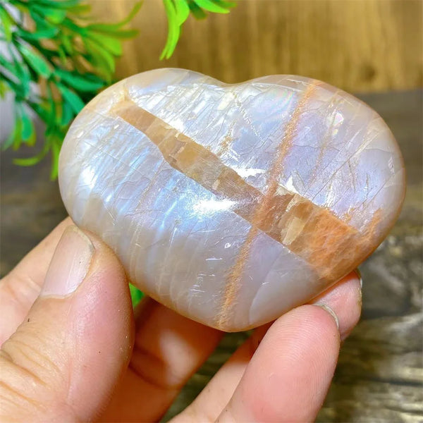 Orange Moonstone Heart-ToShay.org