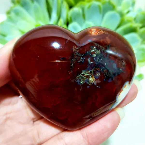 Red Agate Heart-ToShay.org