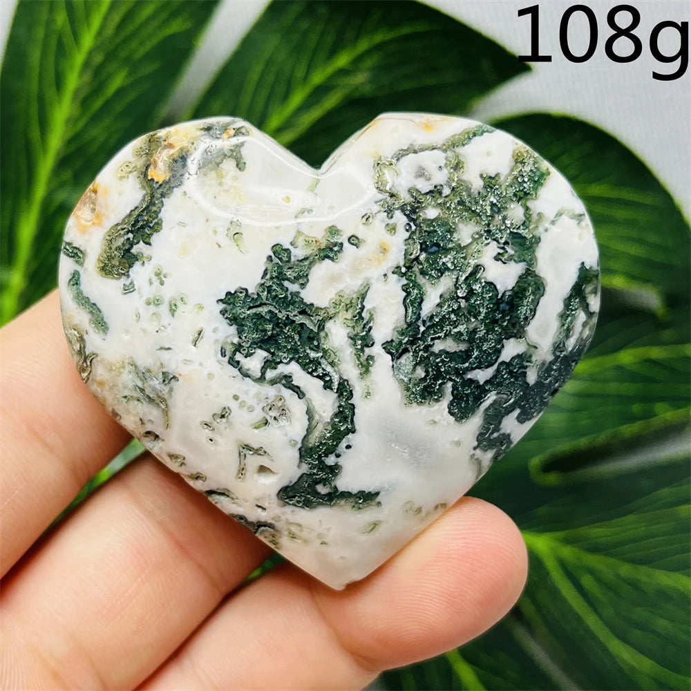 Green Moss Agate Hearts-ToShay.org