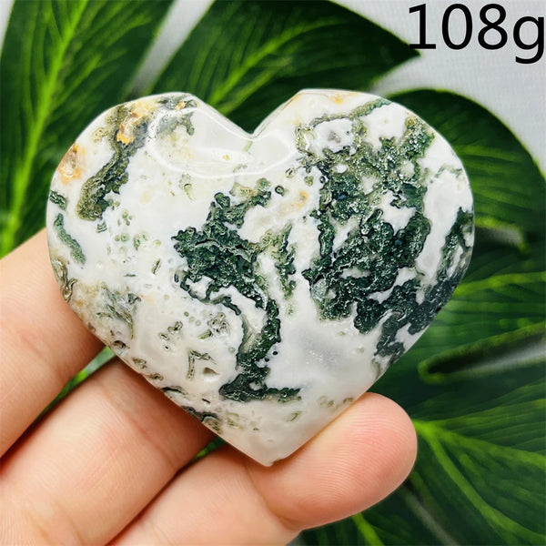 Green Moss Agate Heart-ToShay.org