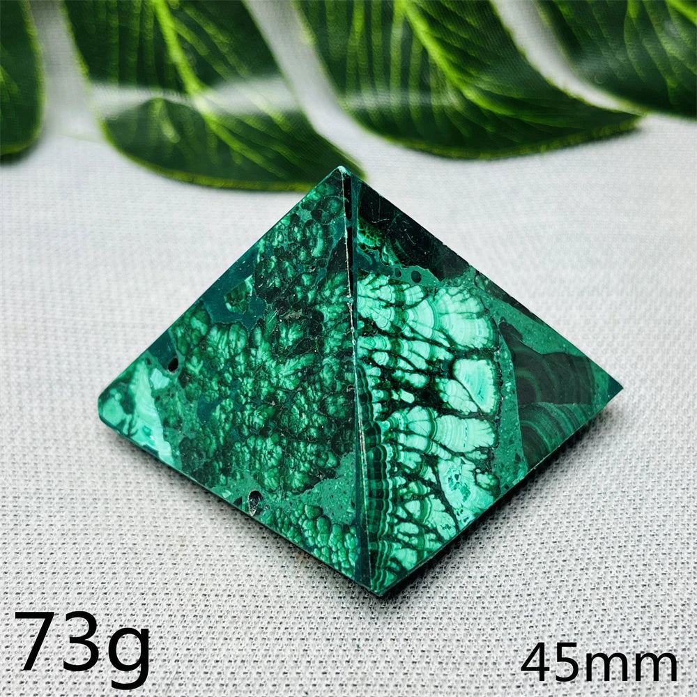 Green Malachite Pyramid-ToShay.org