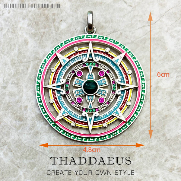 Silver Compass Amulet-ToShay.org