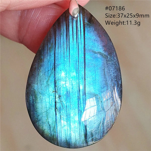 Blue Light Labradorite Pendant-ToShay.org