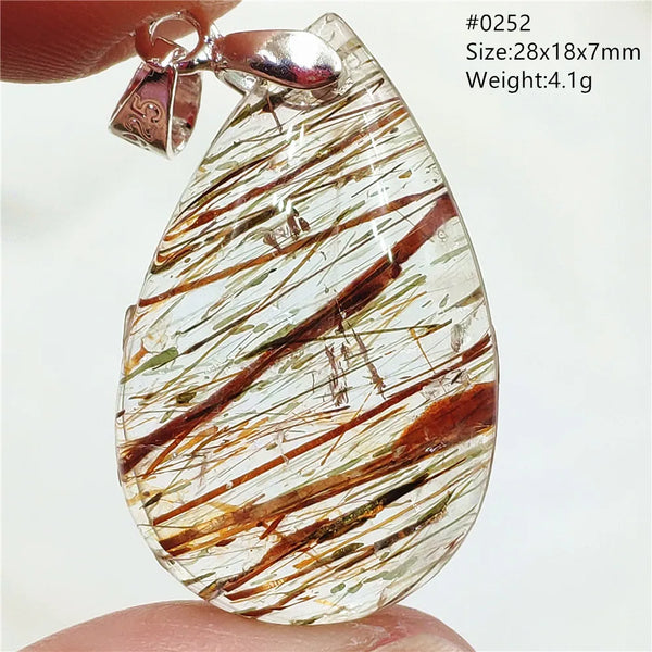 Green Black Rutilated Quartz-ToShay.org