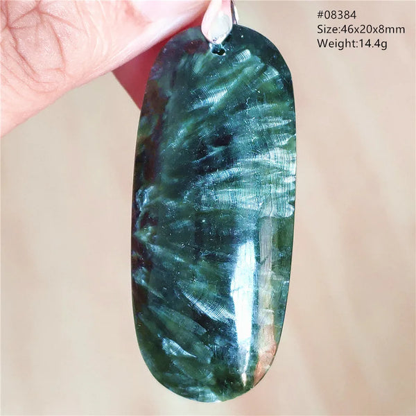 Green Seraphinite Pendant-ToShay.org