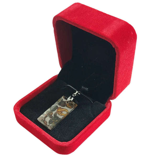 Olive Meteorite Pendant-ToShay.org