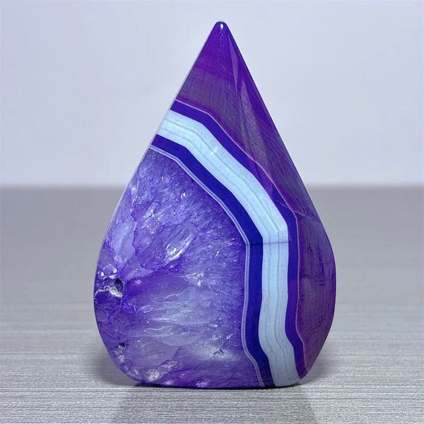 Violet Agate Torch-ToShay.org