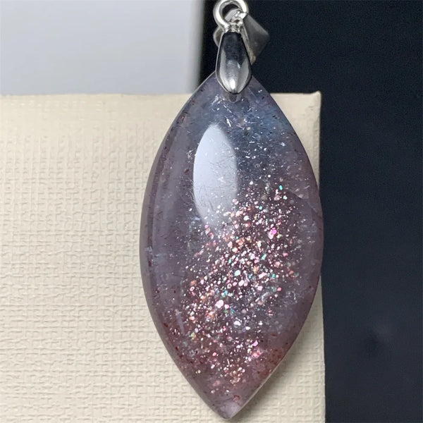 Red Blue Cordierite Pendants-ToShay.org