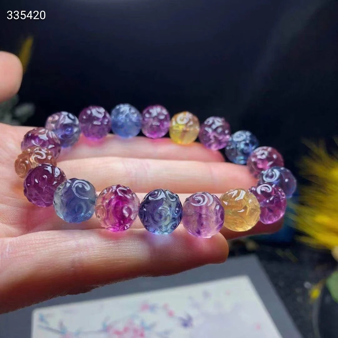 Rainbow Fluorite Bracelet-ToShay.org