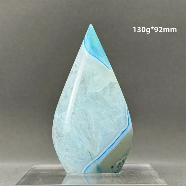 Blue Agate Torch-ToShay.org