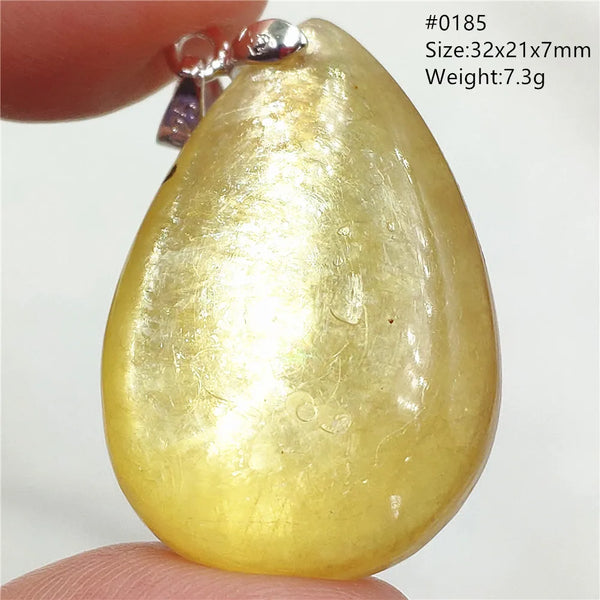 Gold Lepidolite Flash Pendant-ToShay.org
