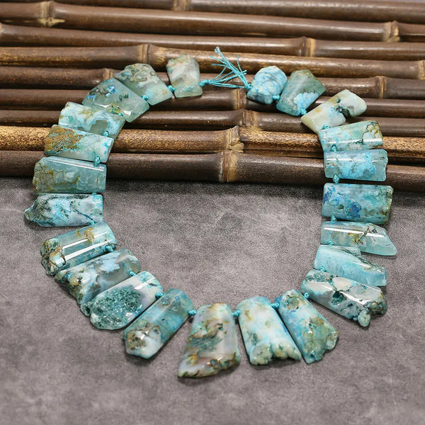 Blue Ocean Jasper Beads-ToShay.org