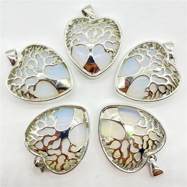 Mixed Crystal Tree Pendants-ToShay.org