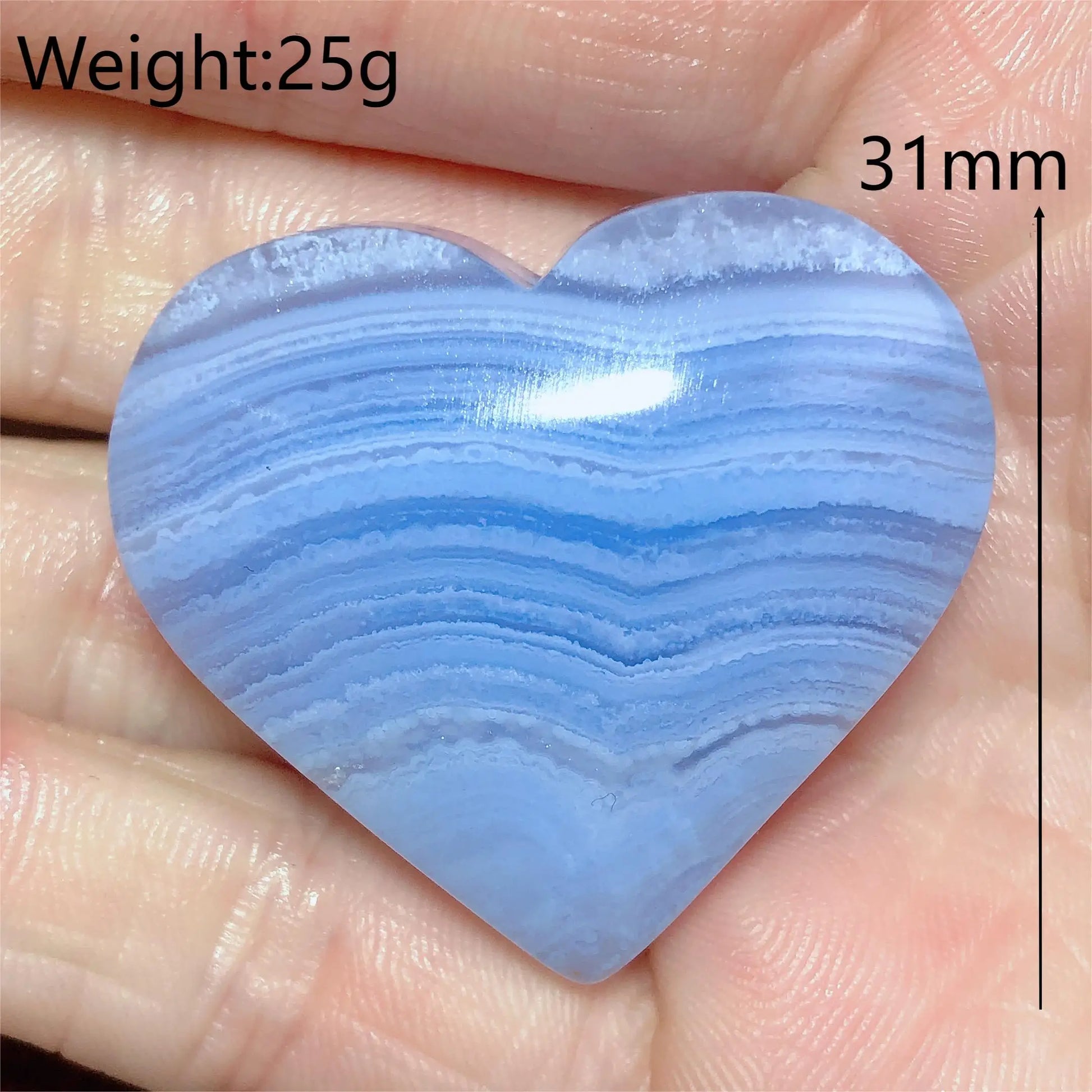 Blue Lace Agate Heart-ToShay.org