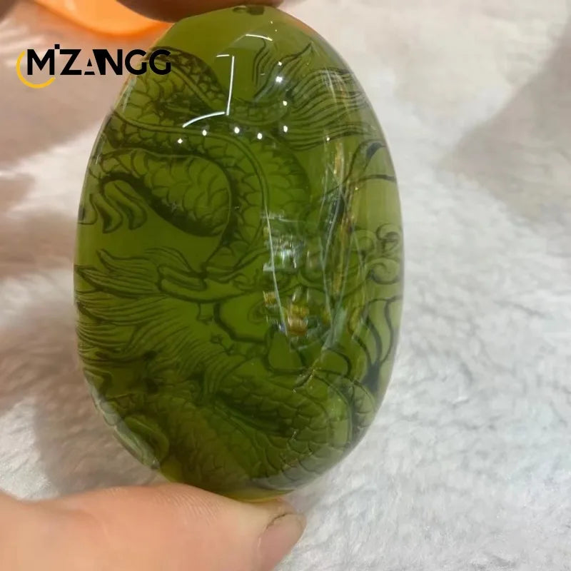 Gold Amber Buddha Pendant-ToShay.org