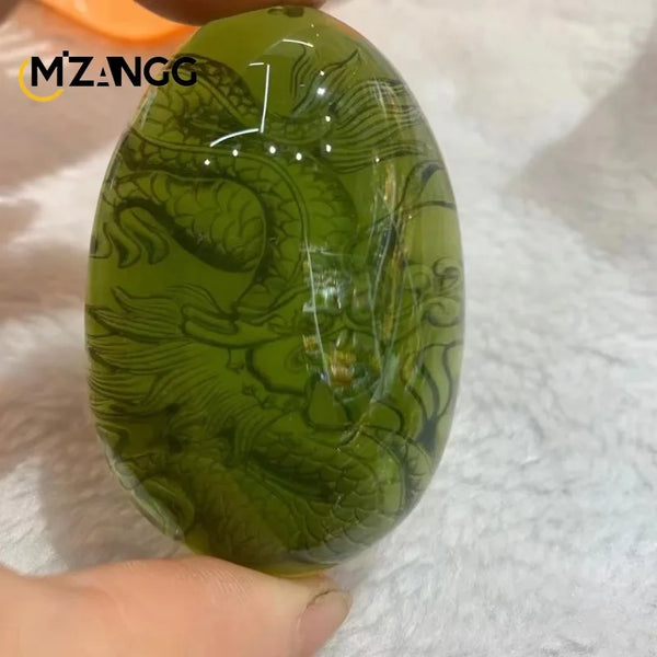 Gold Amber Buddha Pendant-ToShay.org