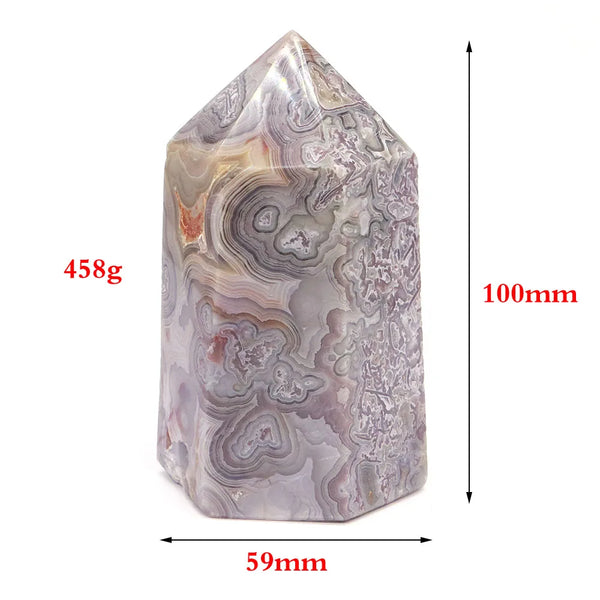 Grey Agate Tower Point-ToShay.org