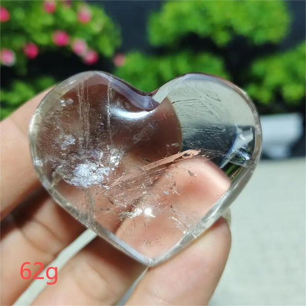 Clear Crystal Heart-ToShay.org
