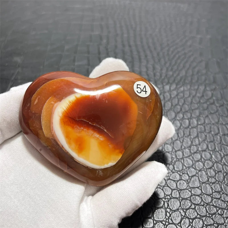 Orange Carnelian Heart-ToShay.org