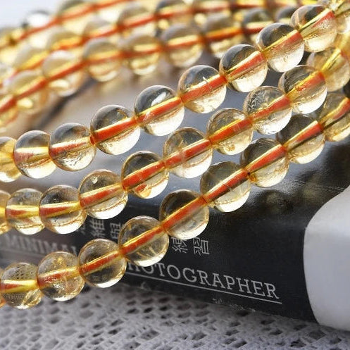 Yellow Citrine Wrap Bracelet-ToShay.org
