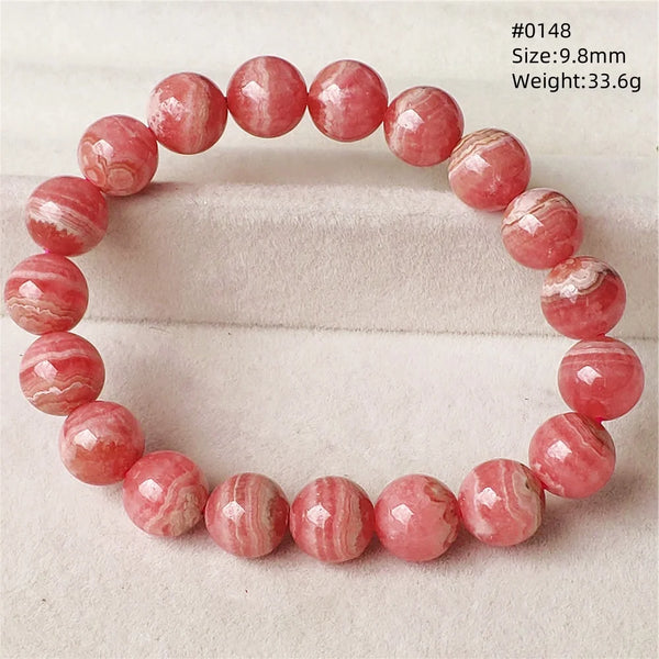 Red Rhodochrosite Bracelet-ToShay.org