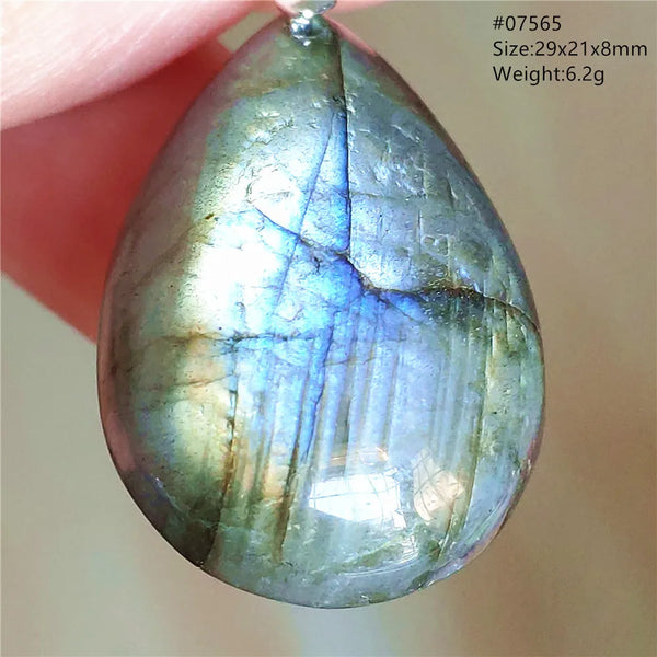 Blue Light Labradorite Pendant-ToShay.org