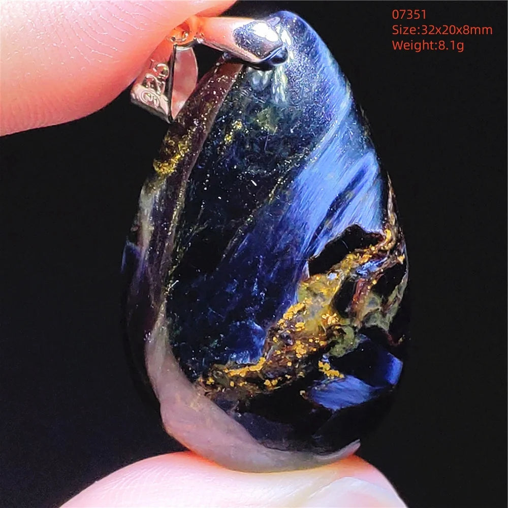 Blue Pietersite Pendant-ToShay.org