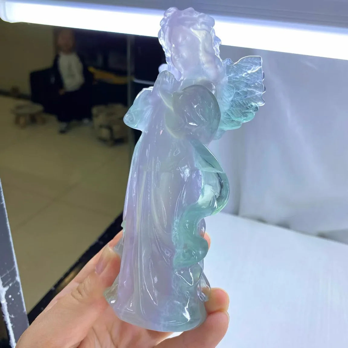 Rainbow Fluorite Figurines-ToShay.org