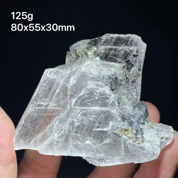 White Yellow Fluorescent Selenite-ToShay.org