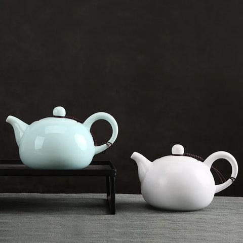 Glazed Porcelain Teapot-ToShay.org