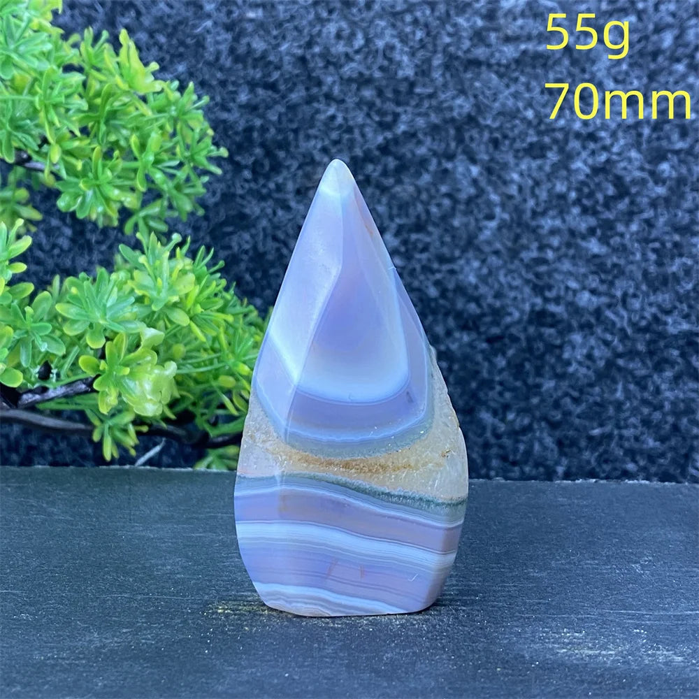 Blue Lace Agate Torch-ToShay.org
