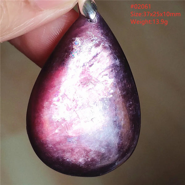 Purple Lepidolite Pendant-ToShay.org