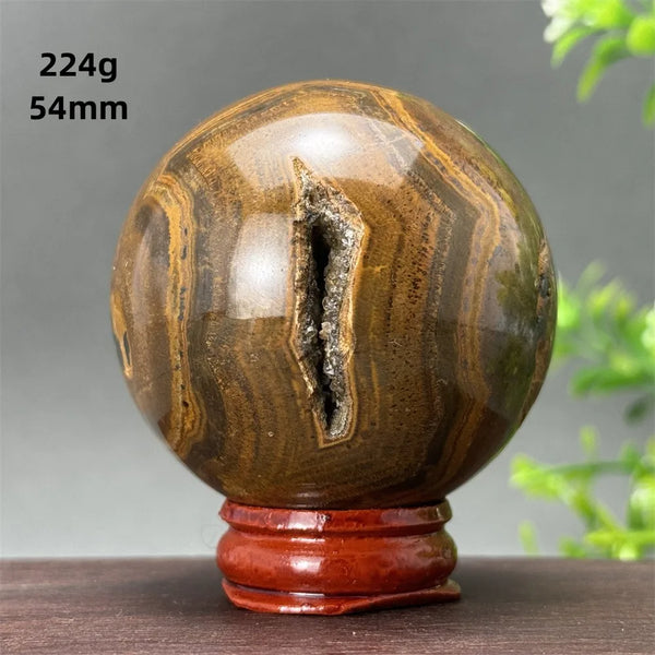 Ocean Jasper Geode Ball-ToShay.org