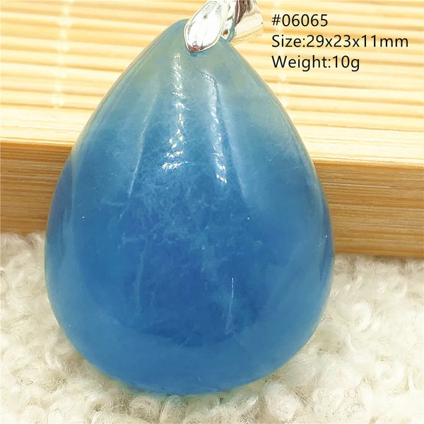 Blue Aquamarine Pendant-ToShay.org
