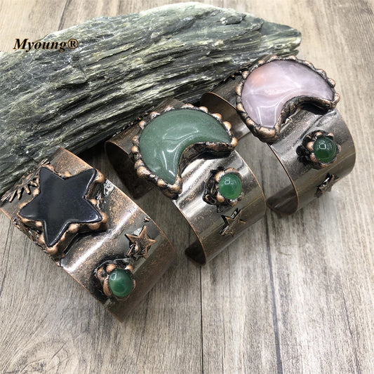 Mixed Crystal Cuff Bracelets-ToShay.org