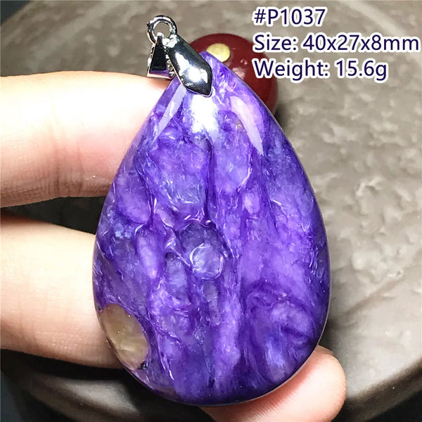 Purple Charoite Pendant-ToShay.org