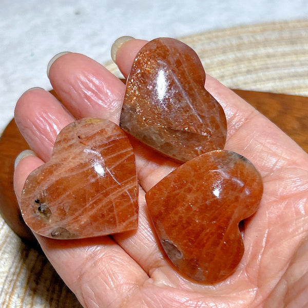 Pink Sunstone Heart-ToShay.org