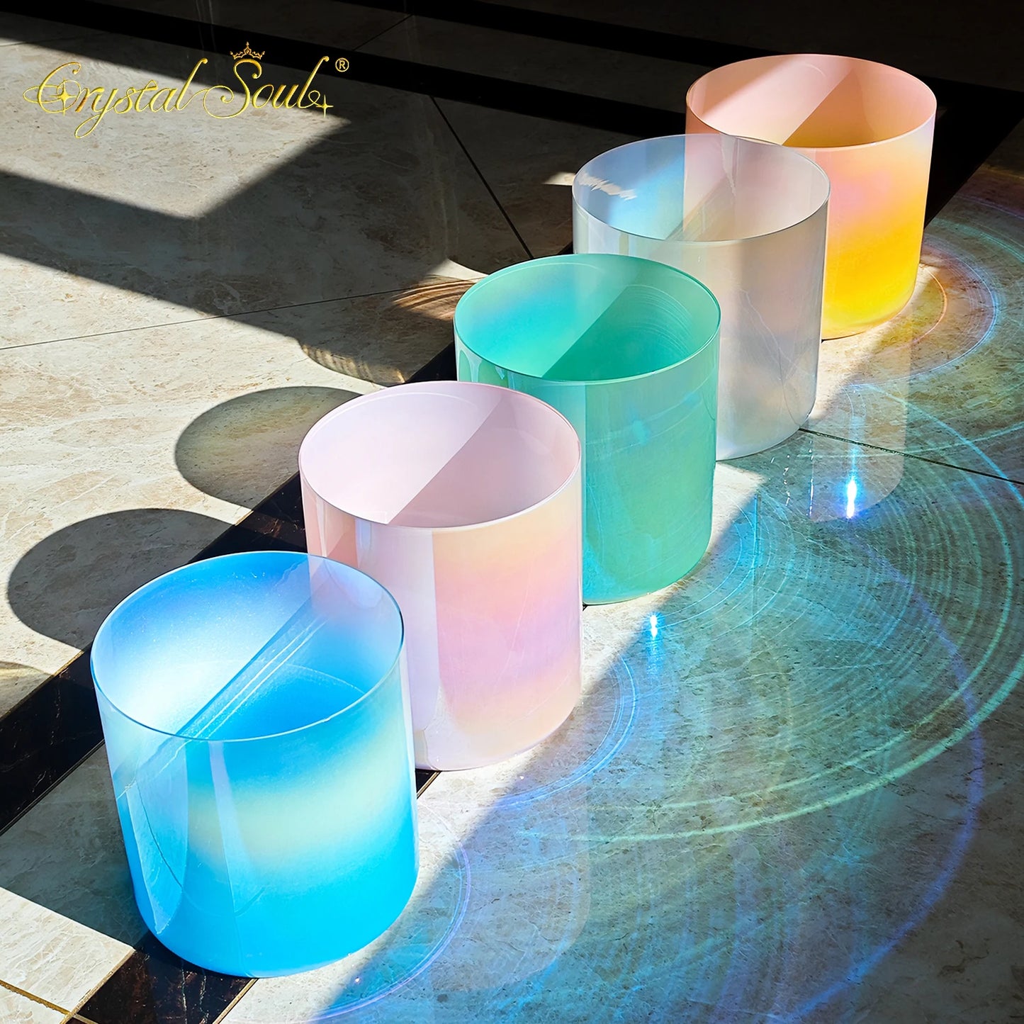 Mixed Crystal Singing Bowl Set-ToShay.org